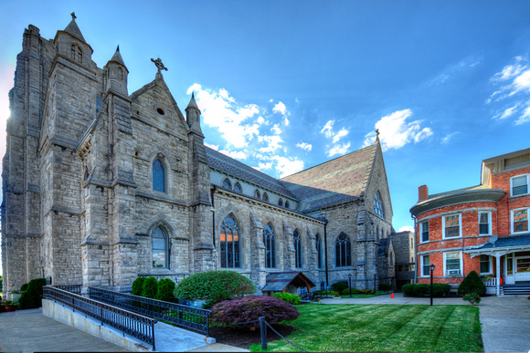 HDR of St Mary's in Auburn, NY